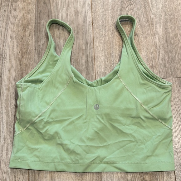 Lululemon light green align tank and leggings - Picture 3 of 7